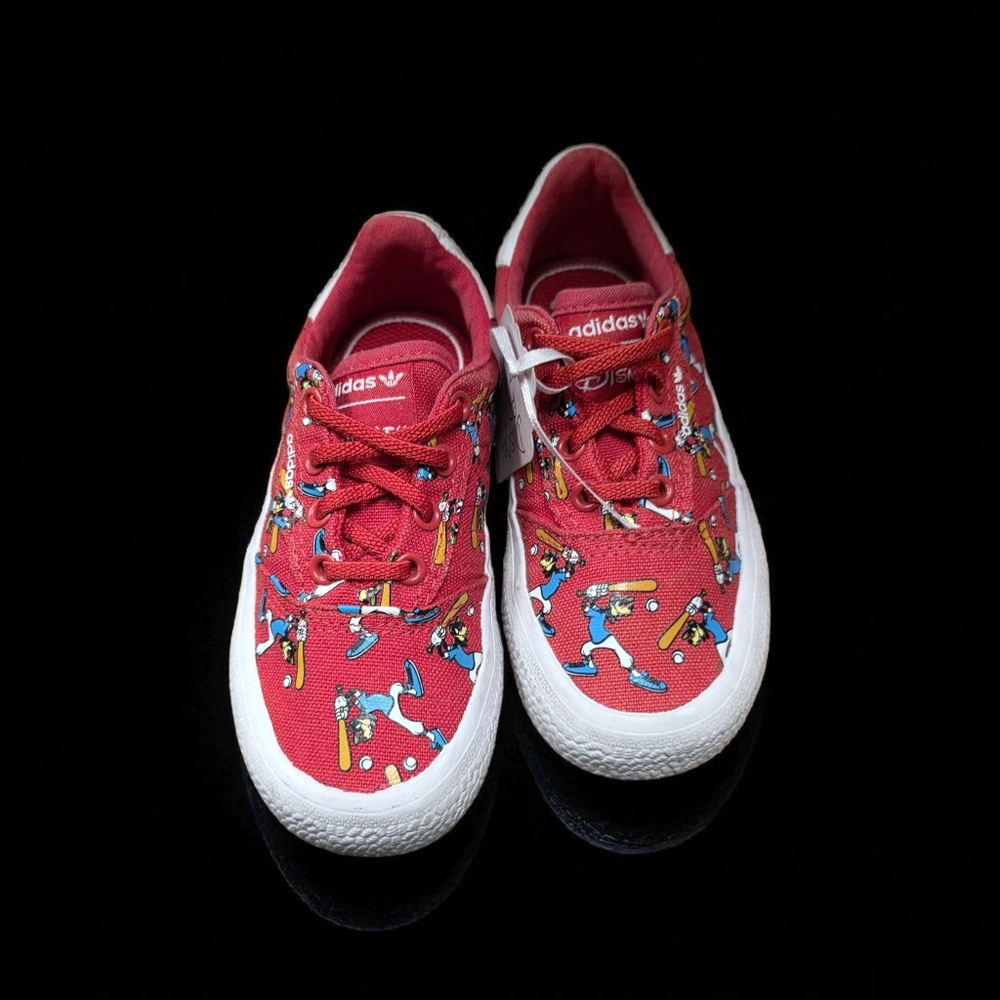 Adidas Kids Red Cartoon Sneakers